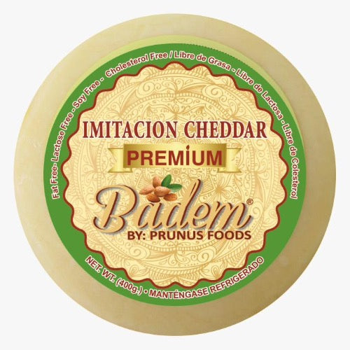 QUESO VEGANO DE ALEMENDRA CHEDDAR (400g)